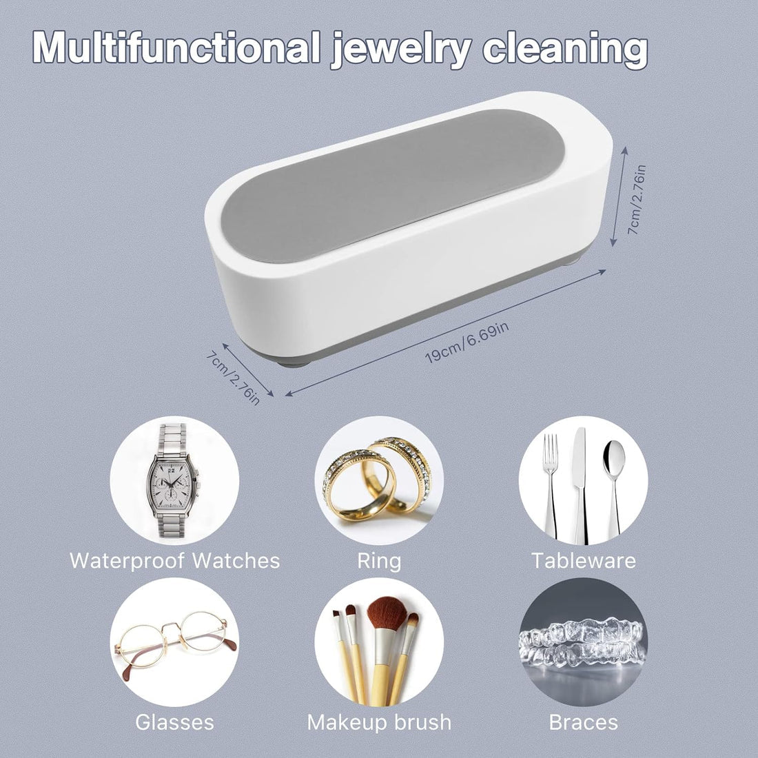 Mini Ultrasonic Jewelry Cleaner Machine