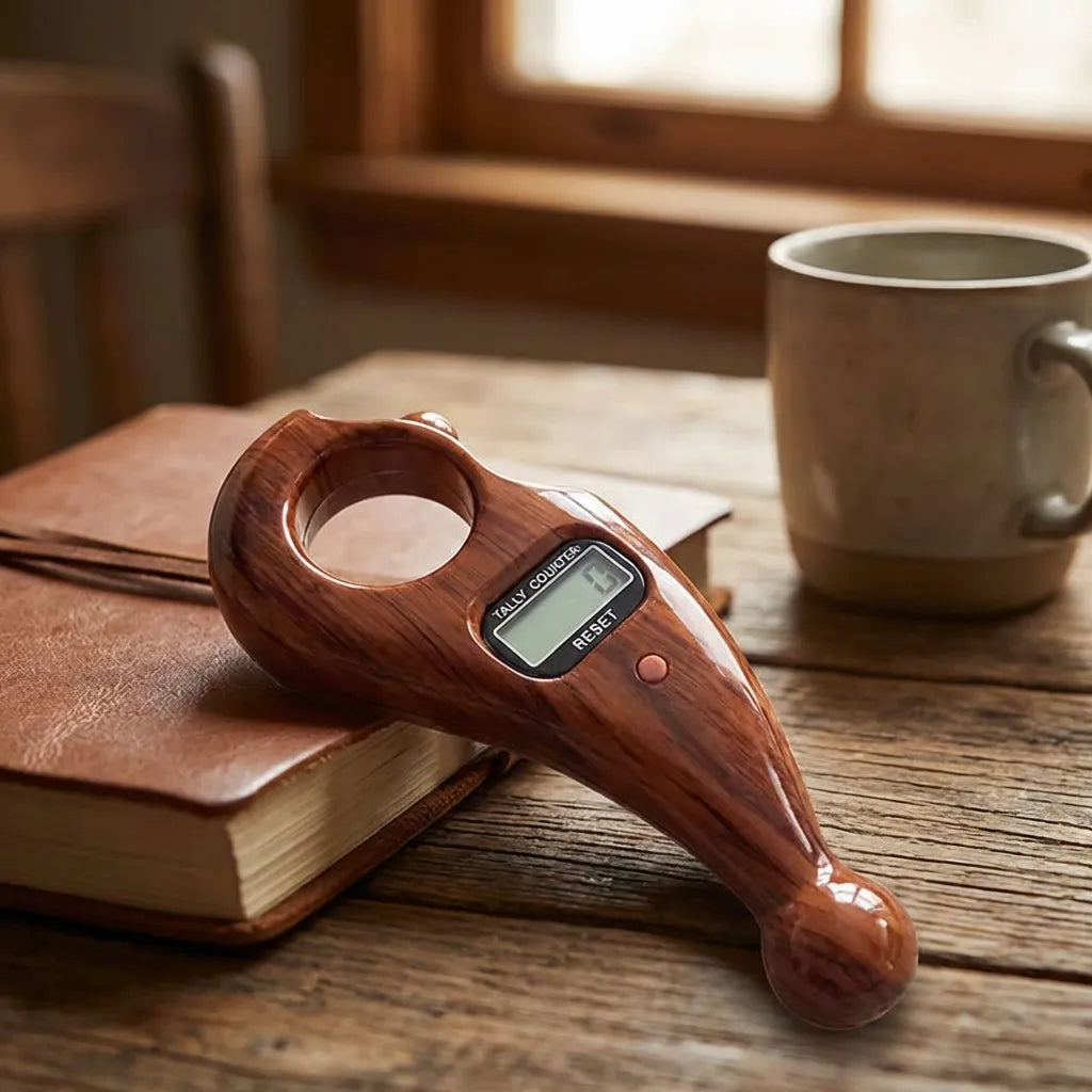 Rotating Prayer Beads Digital Counter