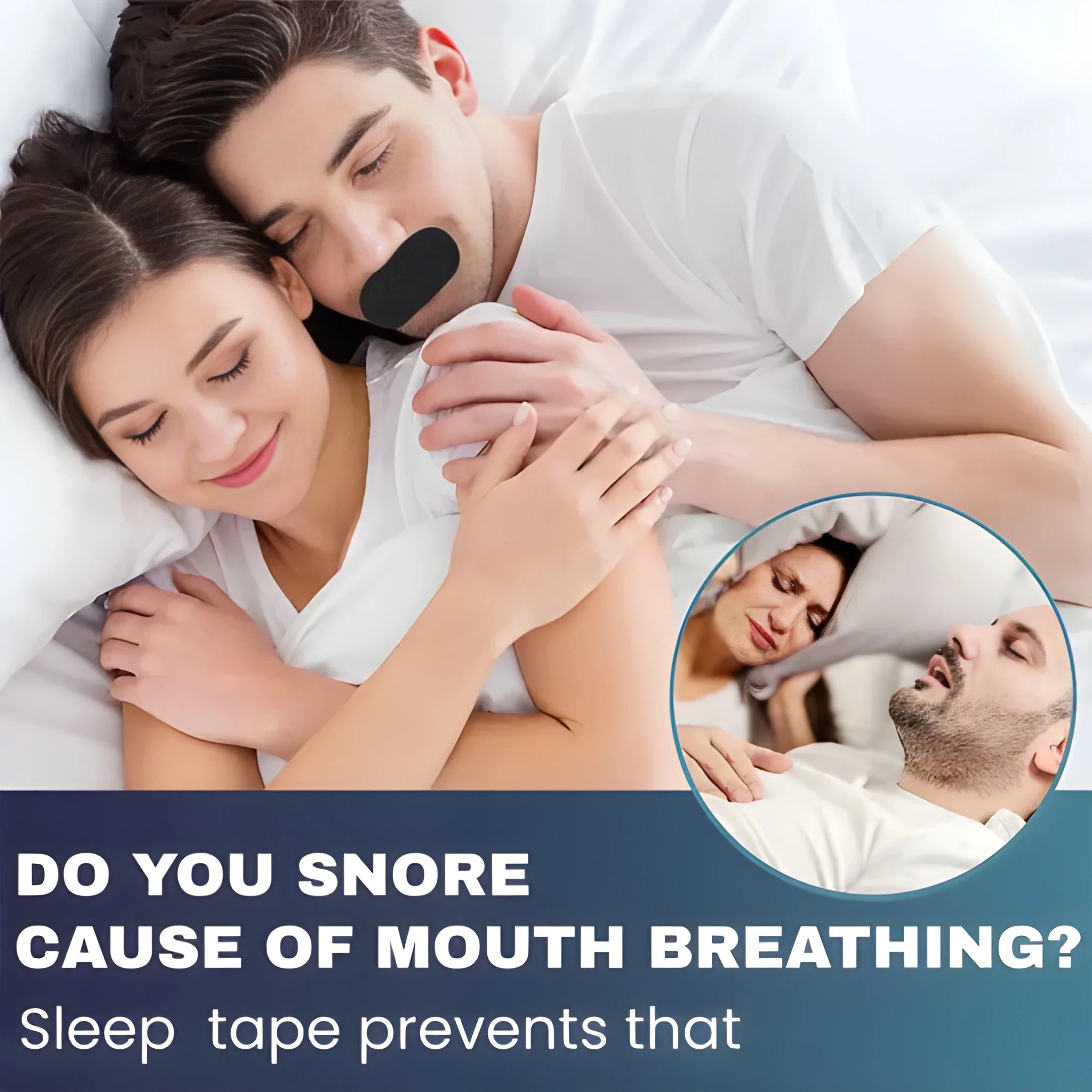 Easy Breathing Mouth Tape – 30 Pcs