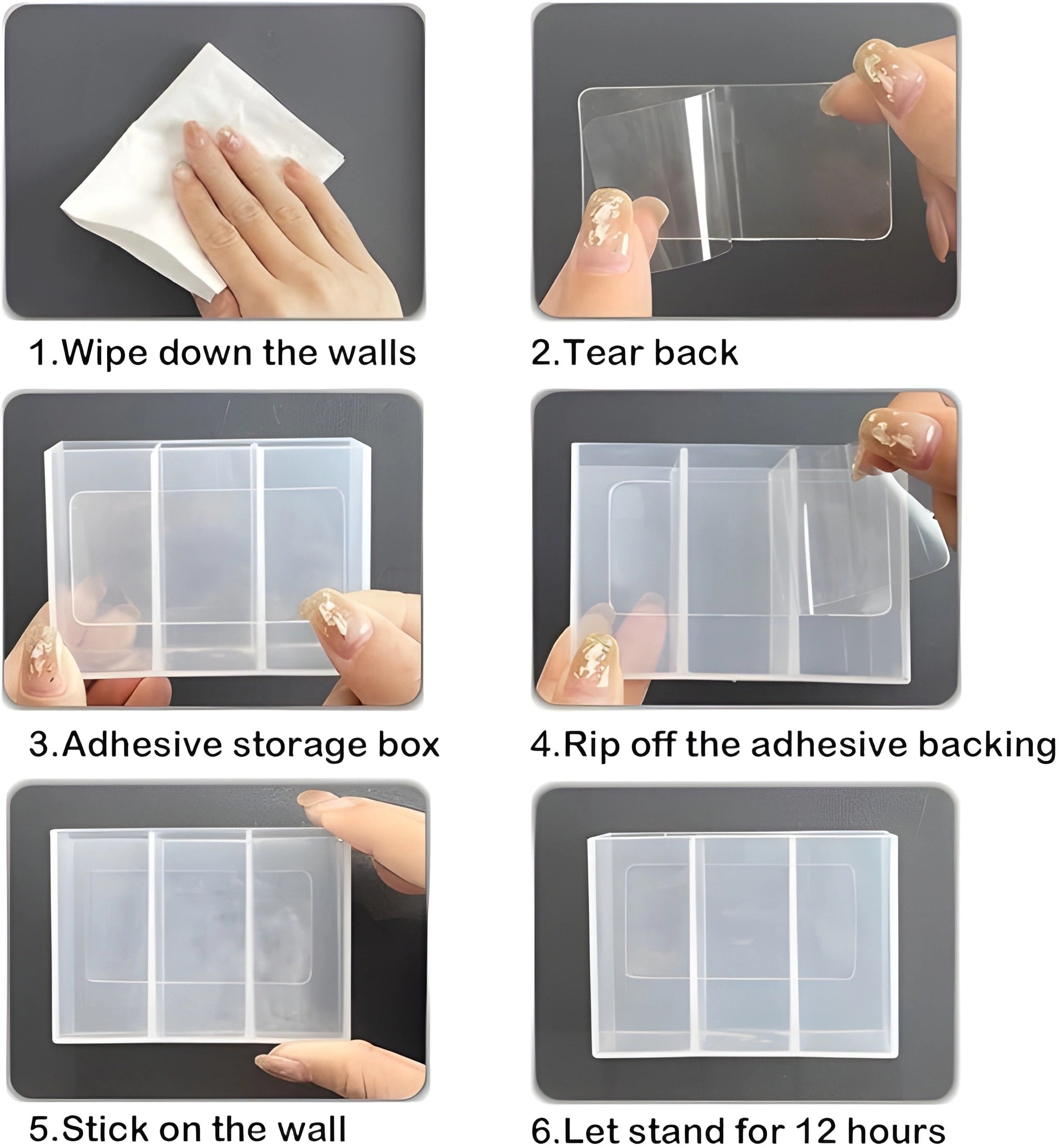 No Drill Wall Organizers