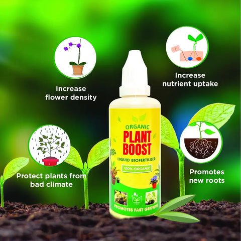 Plant Boost Liquid Biofertilizer for All Crops,Organic (Pack of 4)