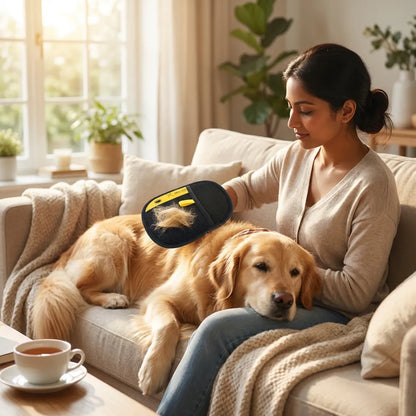 Pet Hair Removal Gloves Pack of 2