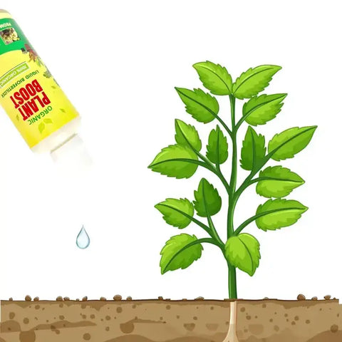 Plant Boost Liquid Biofertilizer for All Crops,Organic (Pack of 4)