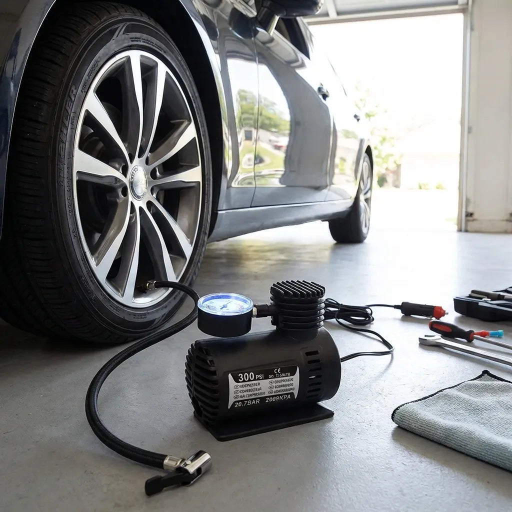 Portable Mini Air Compressor Pump!