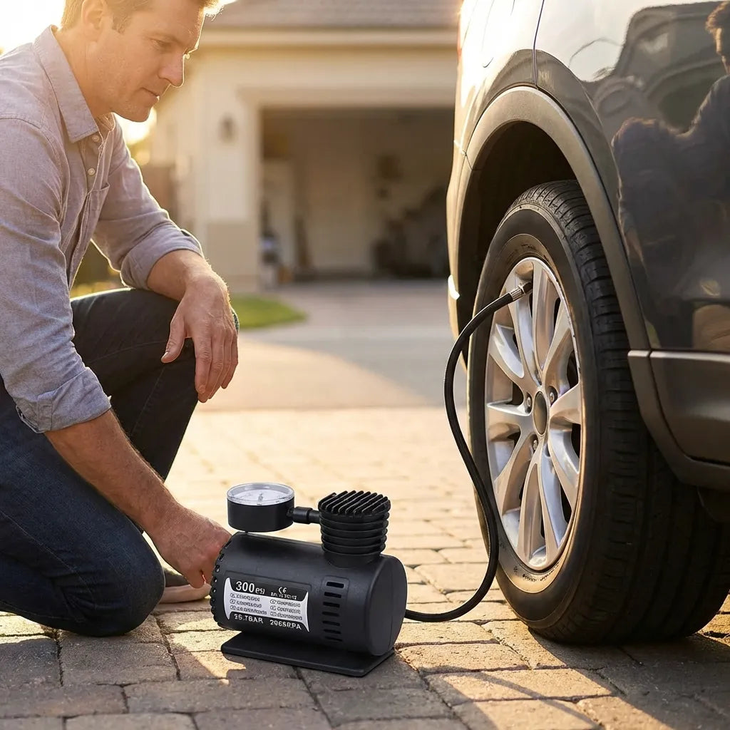 Portable Mini Air Compressor Pump!