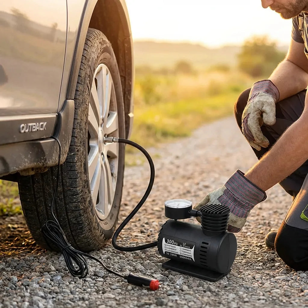 Portable Mini Air Compressor Pump!