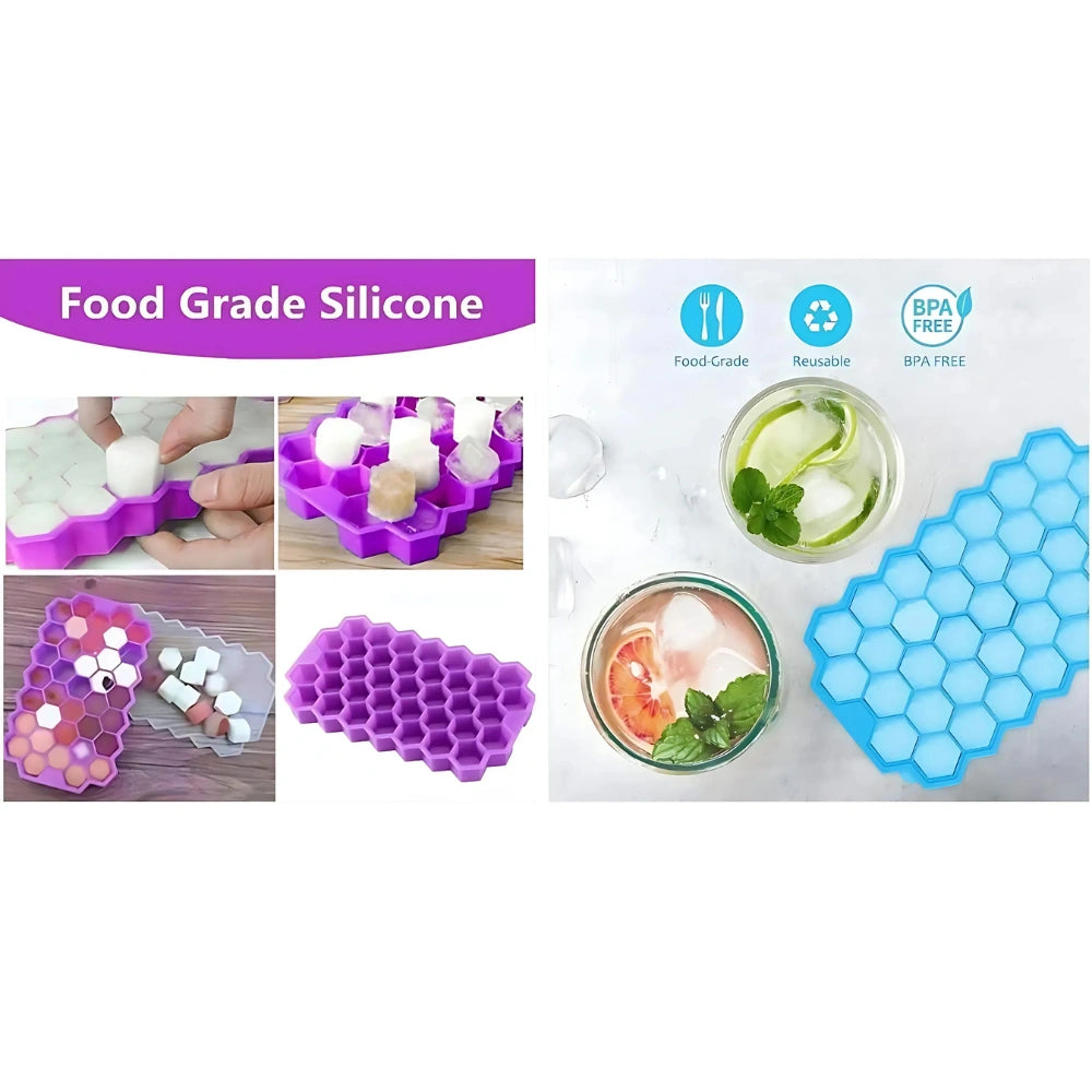 Premium Silicone Ice Trays (Pack of 2)