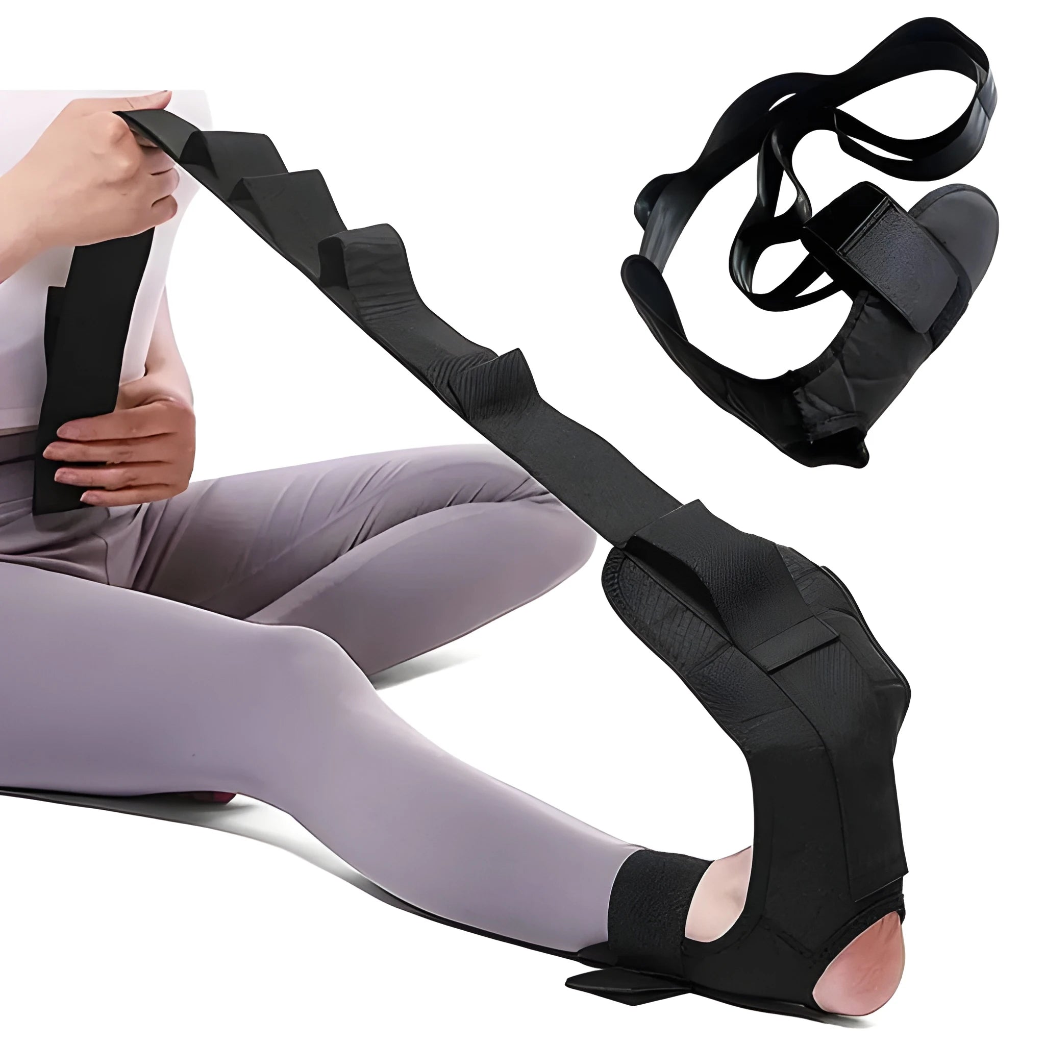 Durable yoga stretching strap