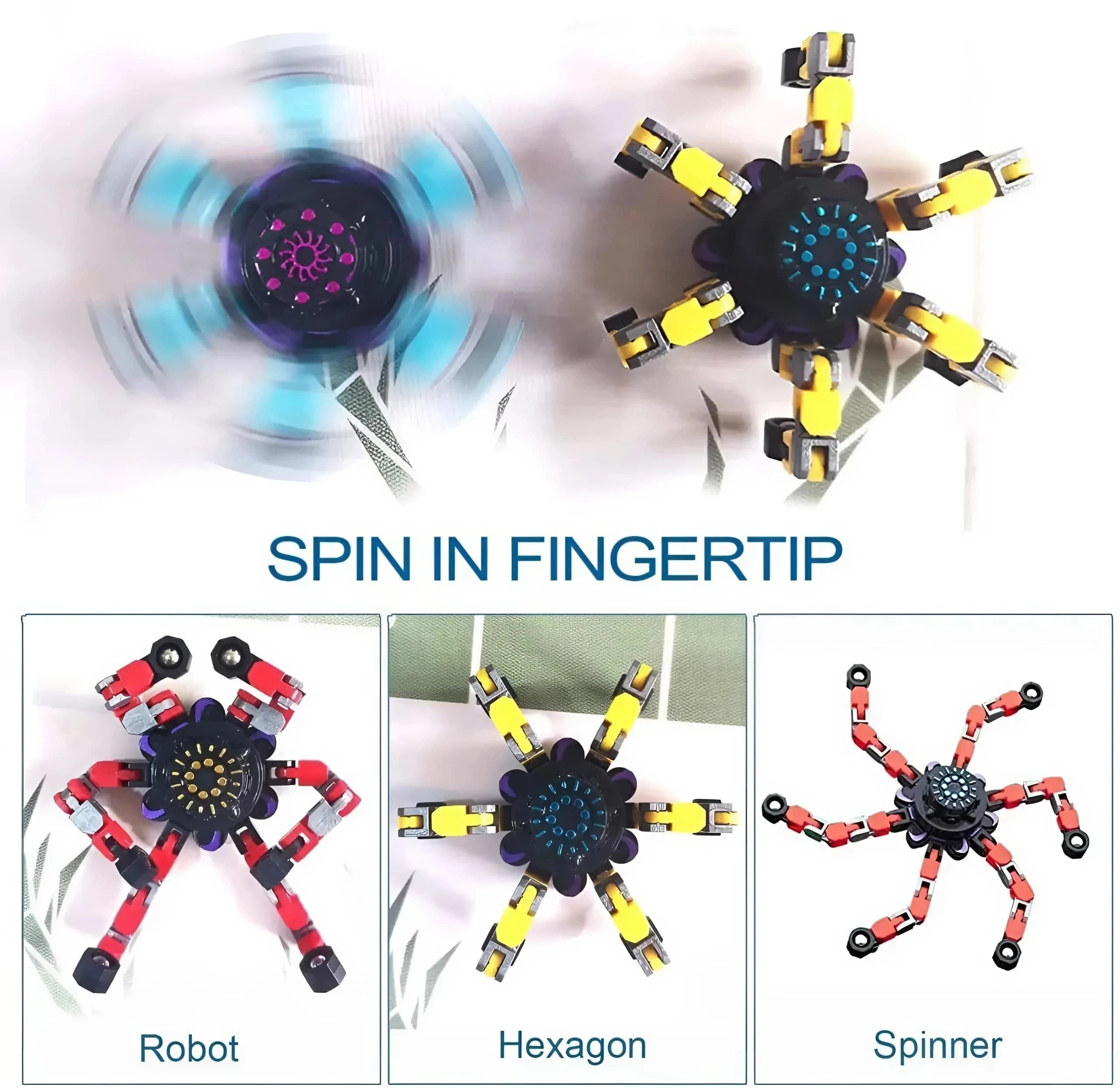 Robot Fidget Spinner Toy