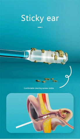 Quick Clean Reusable Sticky Ear Swabs