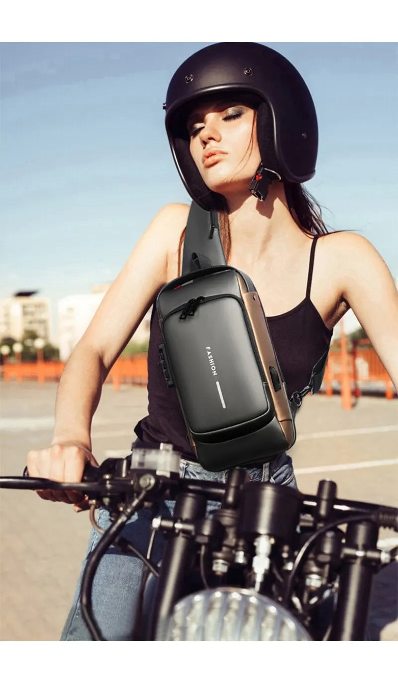 Unisex Crossbody Sling Bag for Accessory Kit