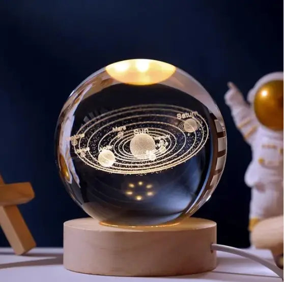 3D Crystal Lamp Ball (Assorted Design)