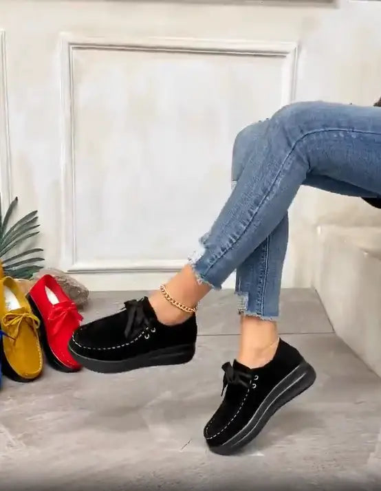 Casual Platform Wedge Heel Shoes For Women