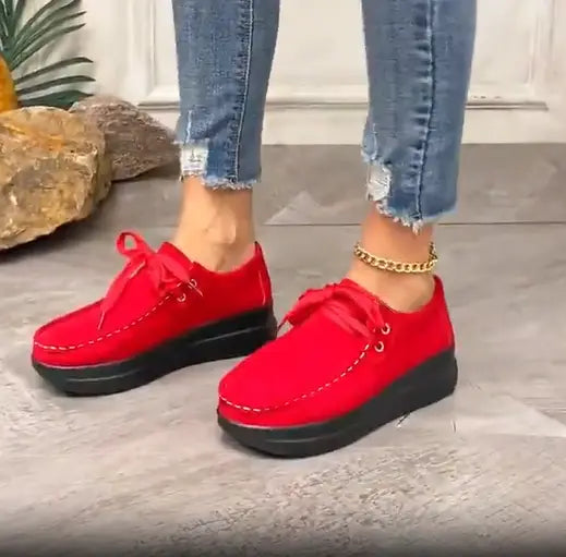 Casual Platform Wedge Heel Shoes For Women