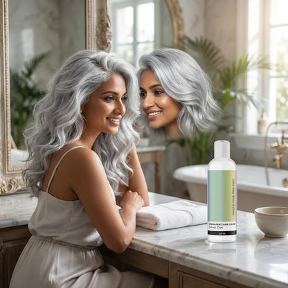 Silver Hair Dye Color