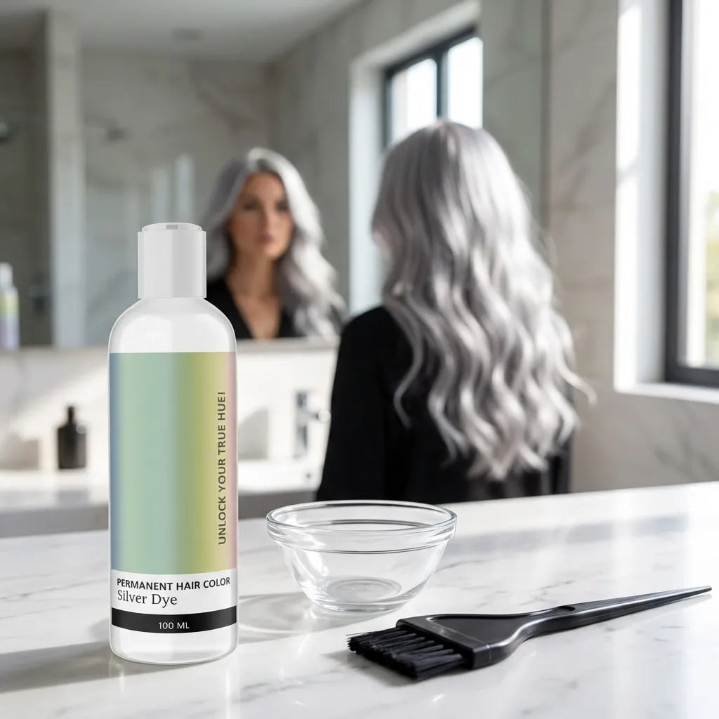 Silver Hair Dye Color