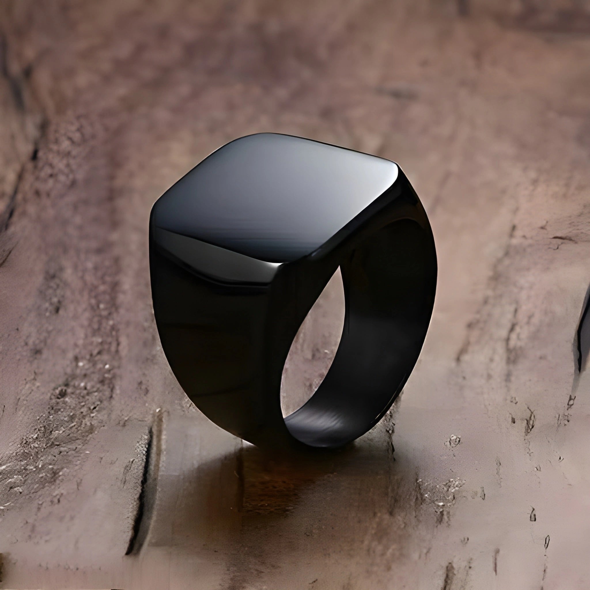 Sleek Stainless Steel Ring