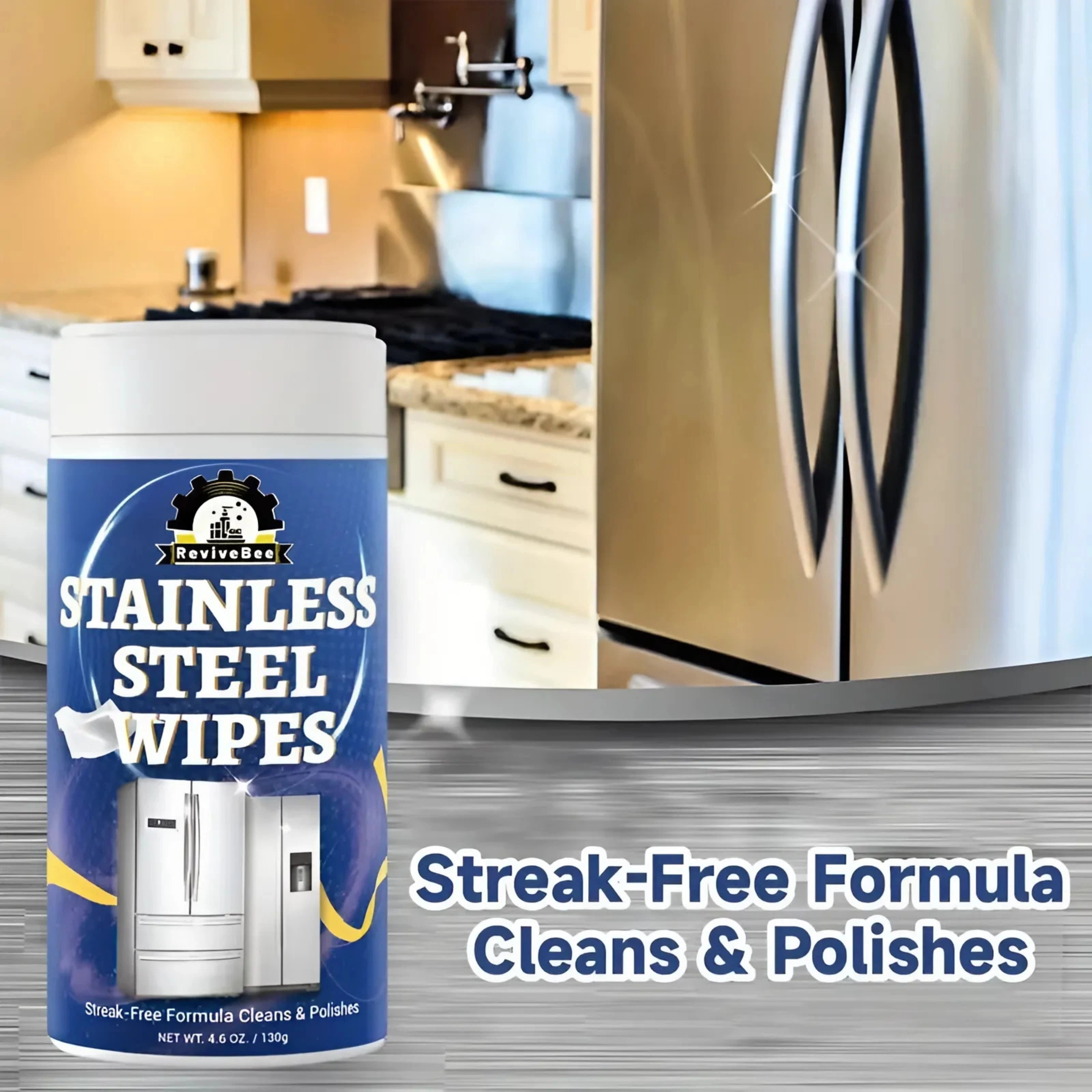 Stainless Steel Cleaning Wipes (130gm)