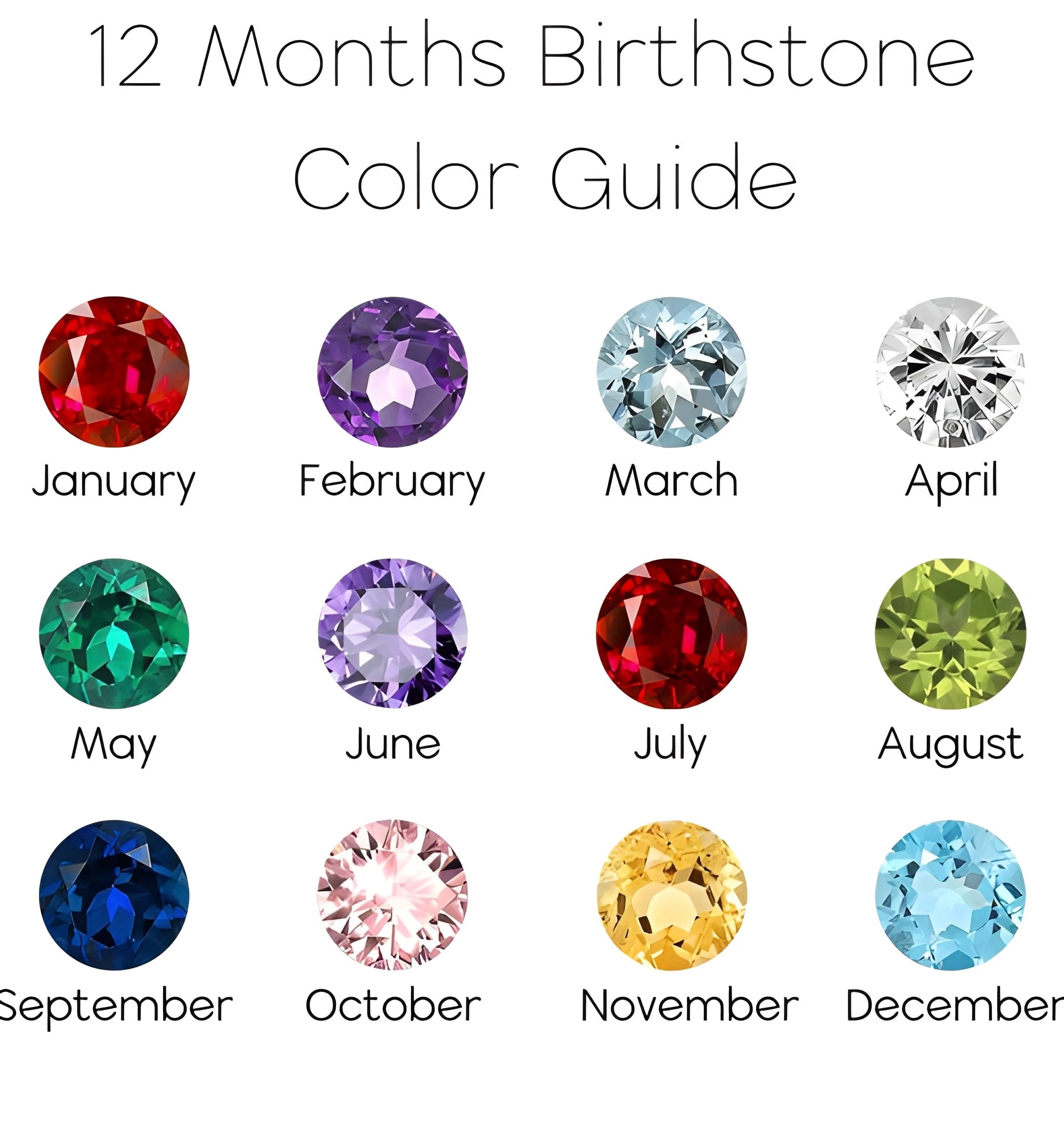 Sterling Silver Birthstone Pendant