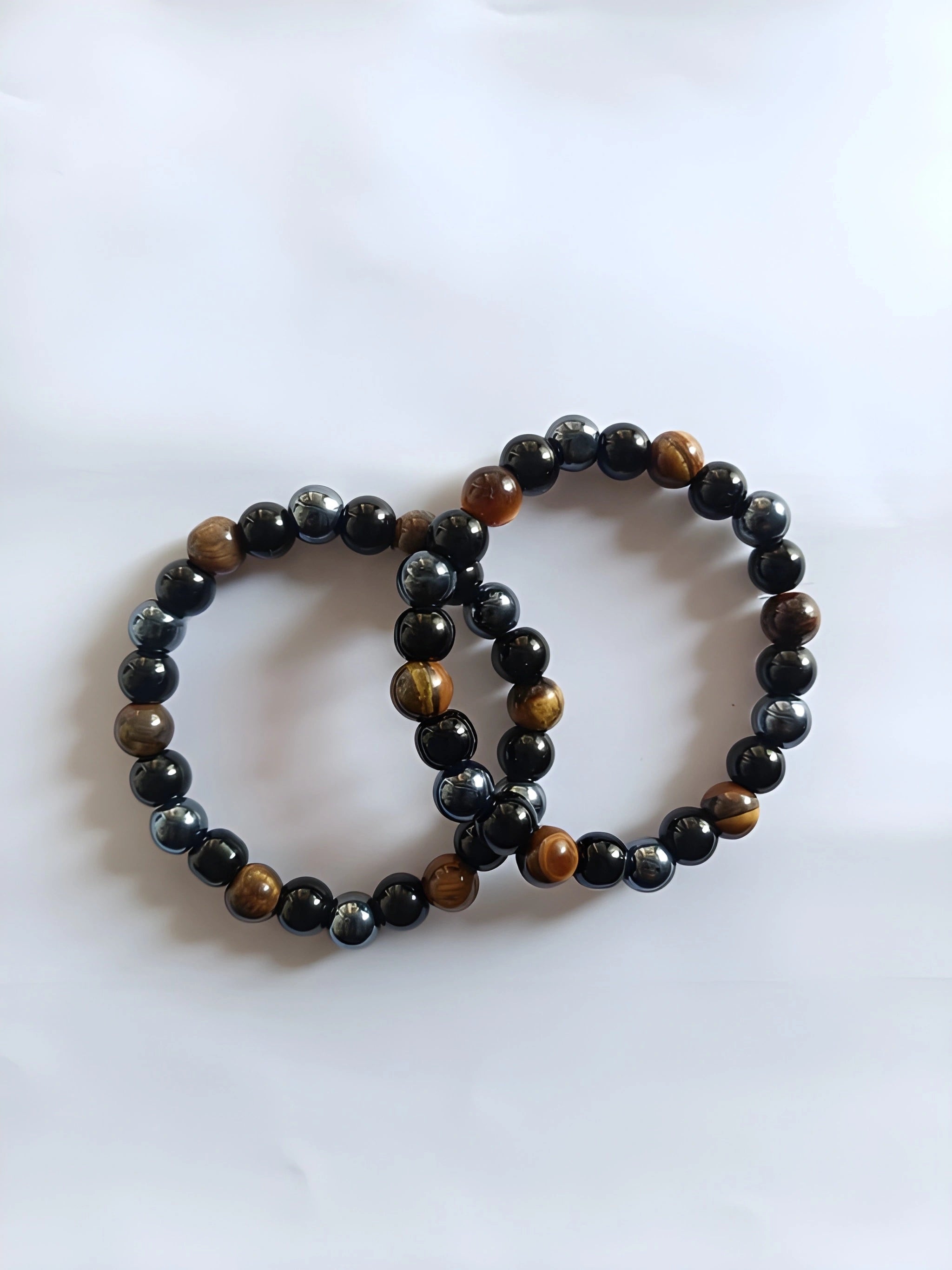 Tiger Eye Beaded Bracelet Set
