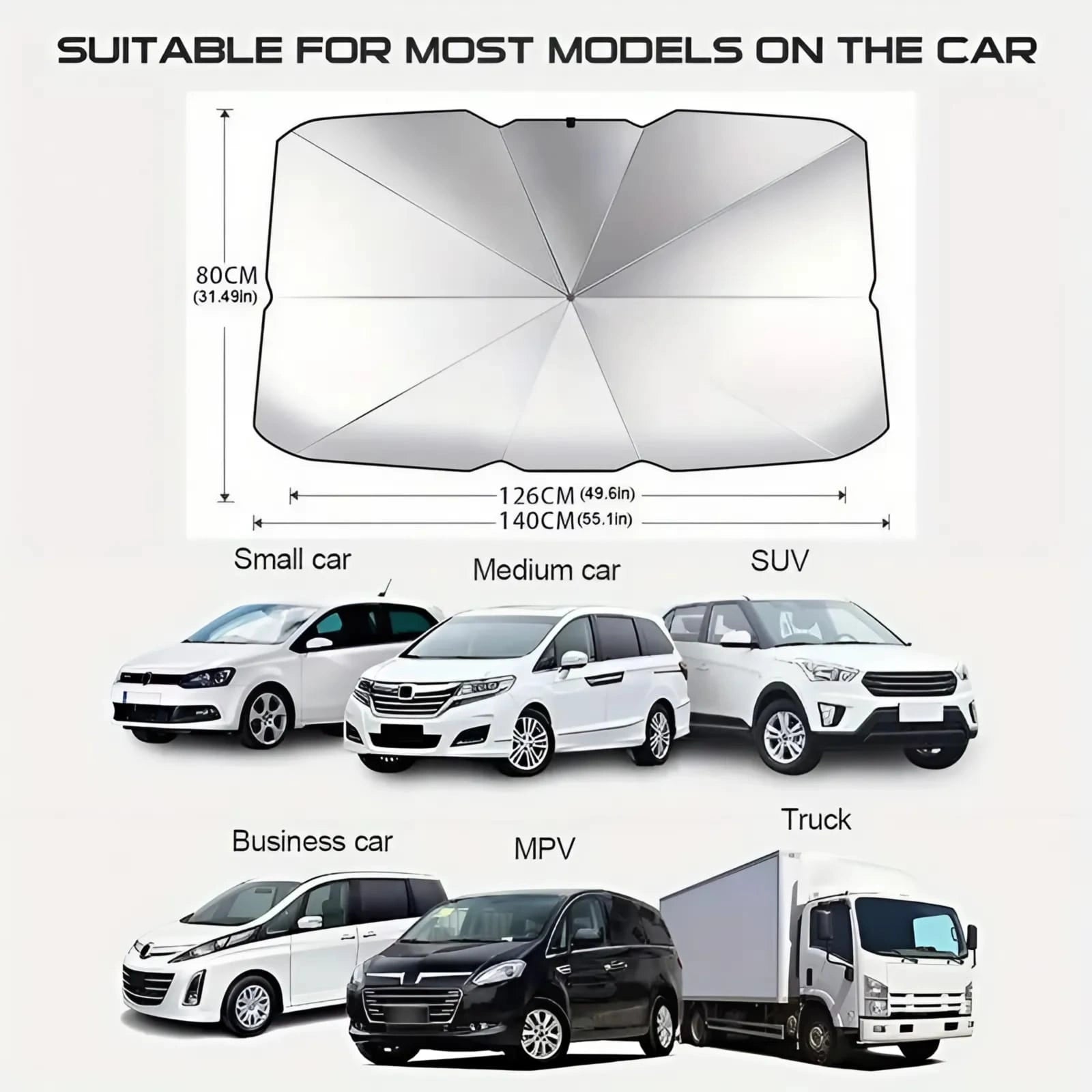 Universal Car Sunshade Umbrella