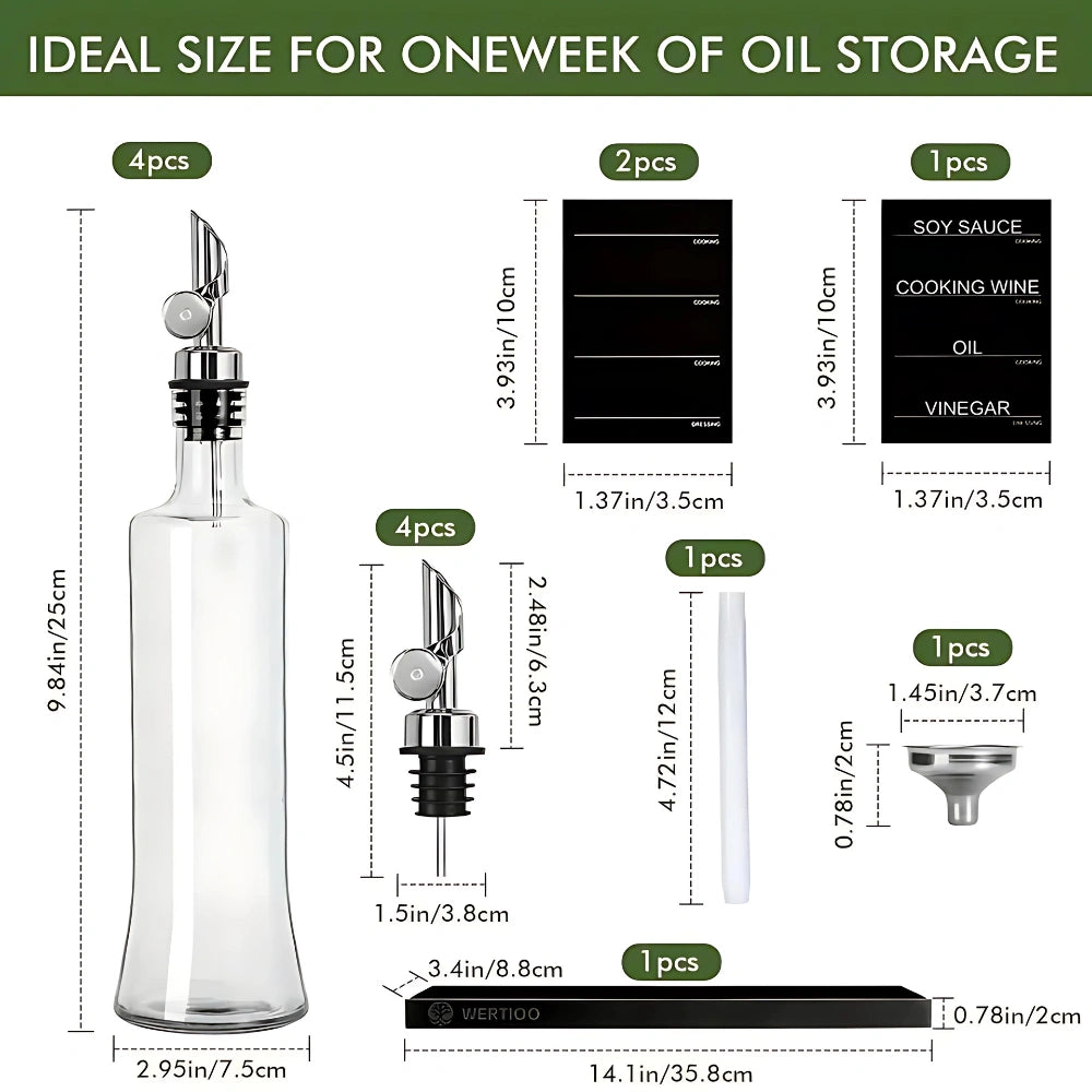 Auto Close Oil Dispenser