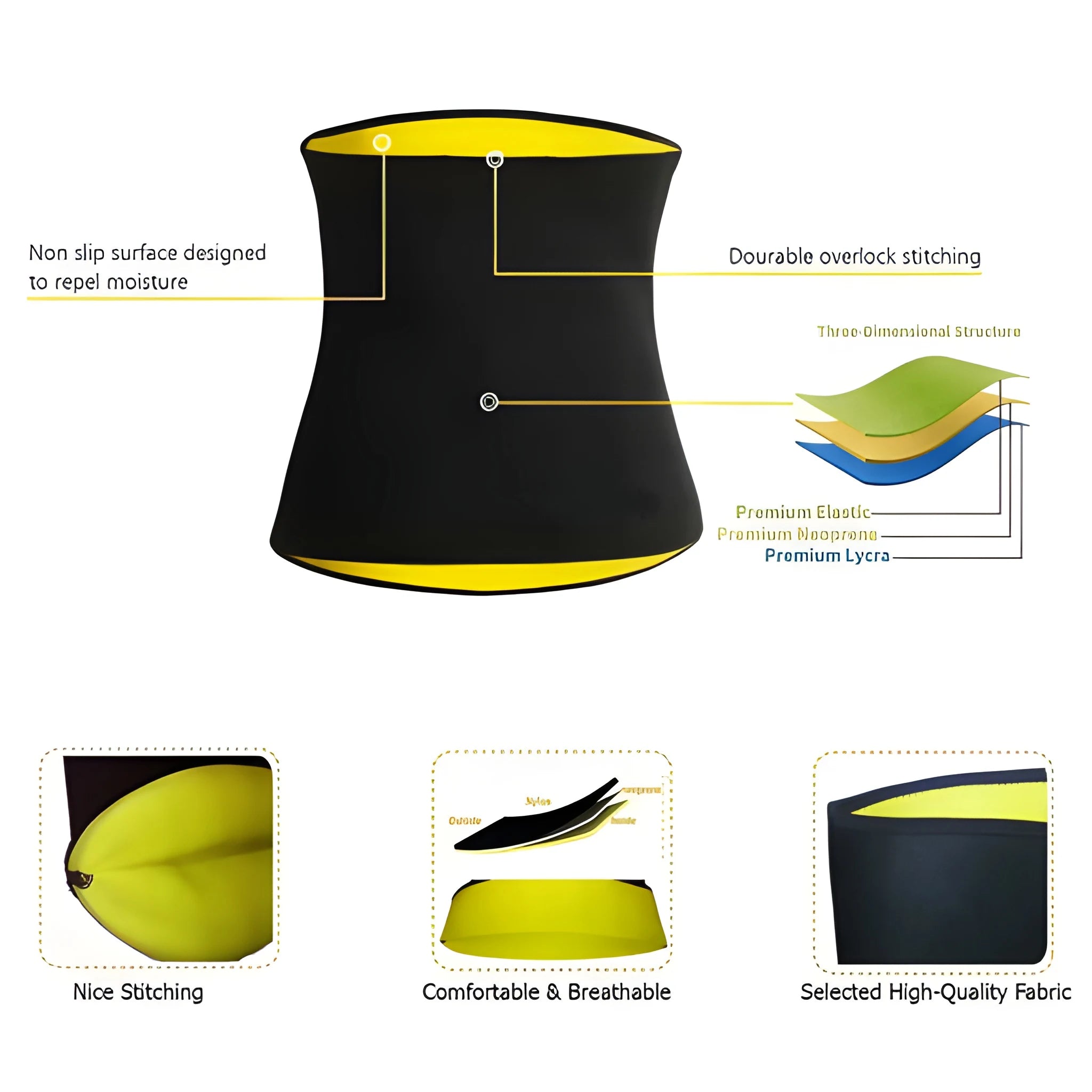 Waist Slimming Sweat Belt