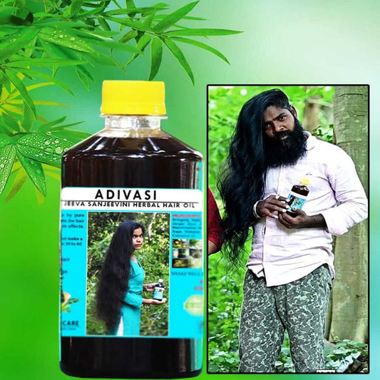 Adivasi Jeeva Sanjivani Herbal Hair Oil 125 ML (Pack of 2)