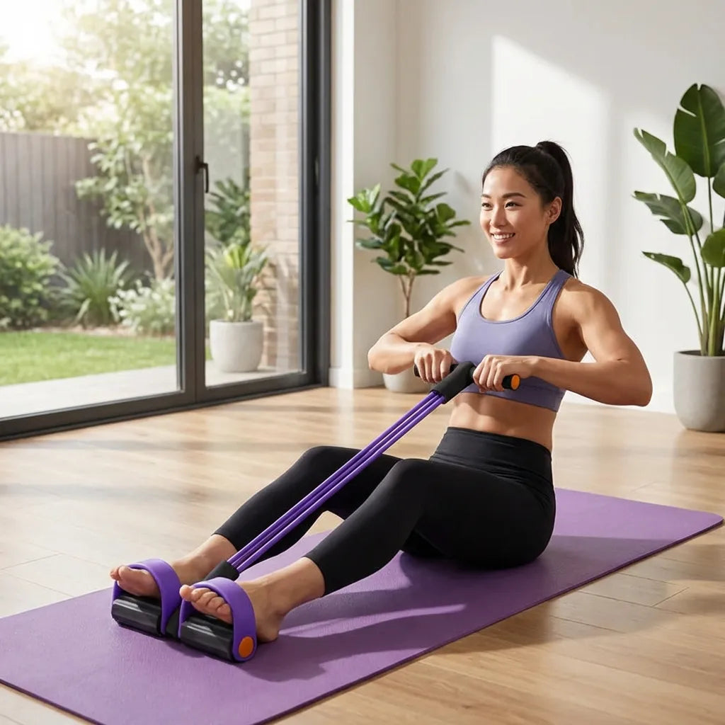 4-Tube Yoga Resistance Band