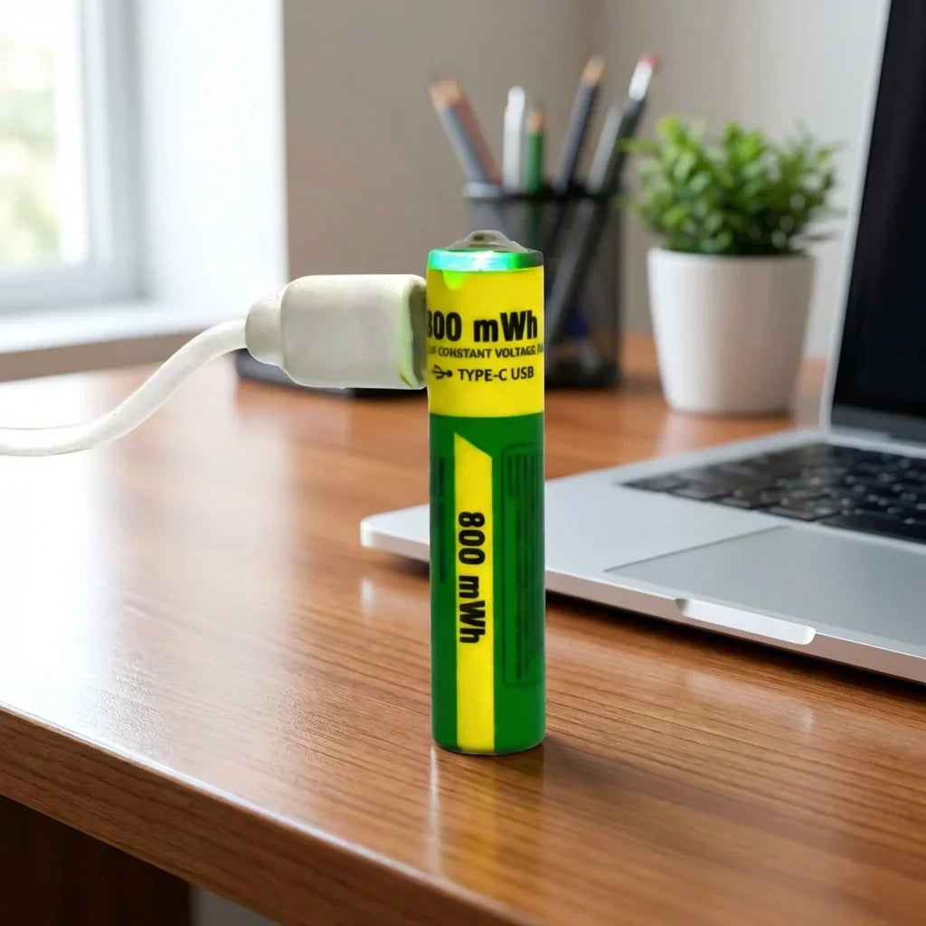 Best aaa rechargeable 800 mwh batteries with recharging cable (2 pc set) - 2026 | fast shipping