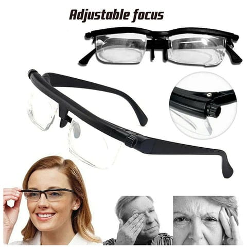 Flex focus adjustable glasses