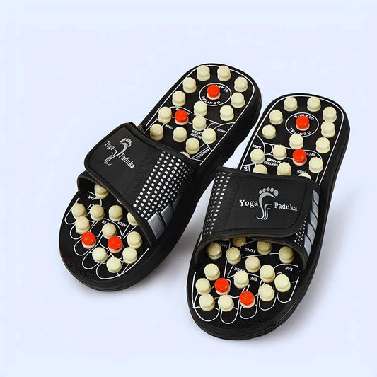 Acupressure and Magnetic Therapy Paduka Slippers Apparel & Accessories