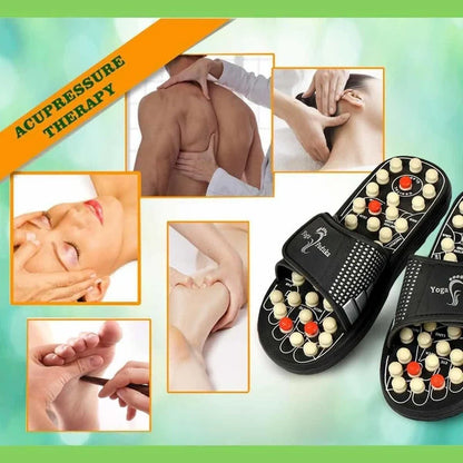 Acupressure and Magnetic Therapy Paduka Slippers Apparel & Accessories