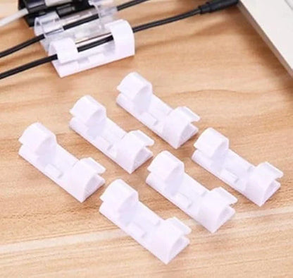 Adhesive Cable Clips – 20 Pcs - Home Improvement