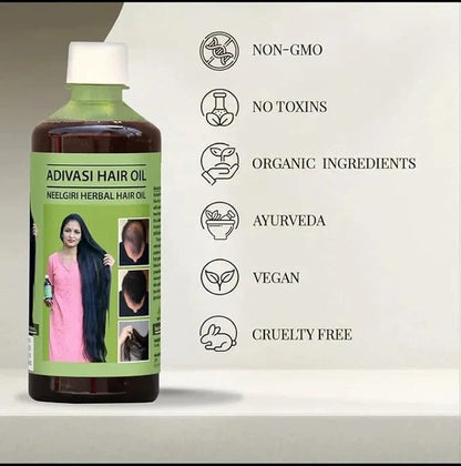 Hair Care Adivasi Neelambari Herbal Hair Oil ( Pack Of 2 )