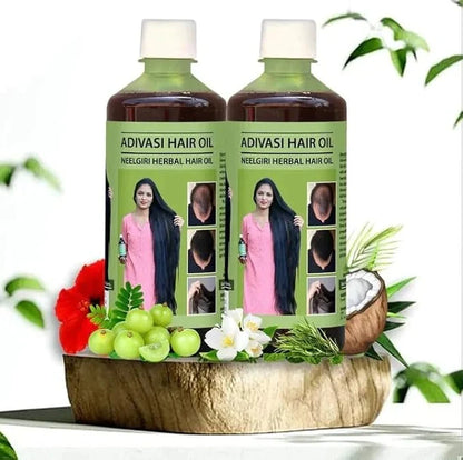 Adivasi Neelgiri Herbal Hair Oil Pack of 2