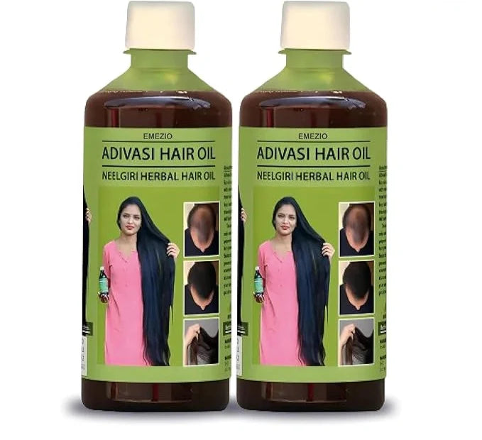 Adivasi Neelgiri Herbal Hair Oil Pack of 2