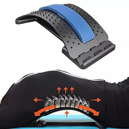 Adjustable Back and Neck Stretcher with Massage Points