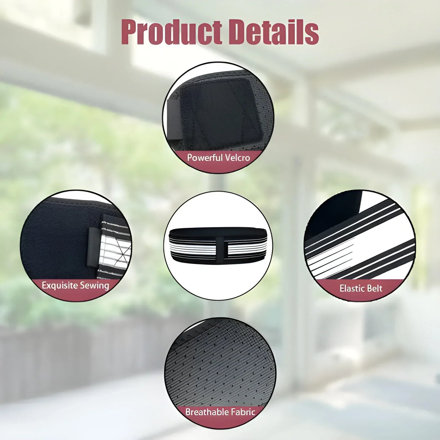 Adjustable Back Support Belt for Everyday