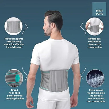 Lumbo Sacral Belt Lightweight & Flexible Back Support for Everyday Comfort Health