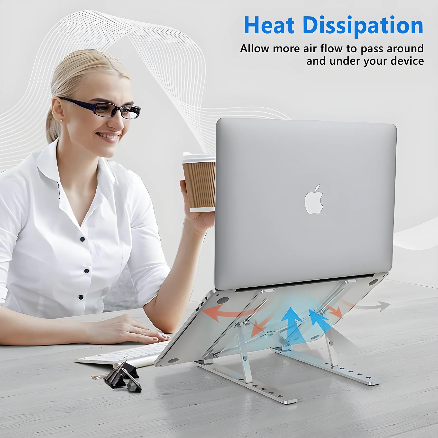 Adjustable Ergonomic Laptop Stand