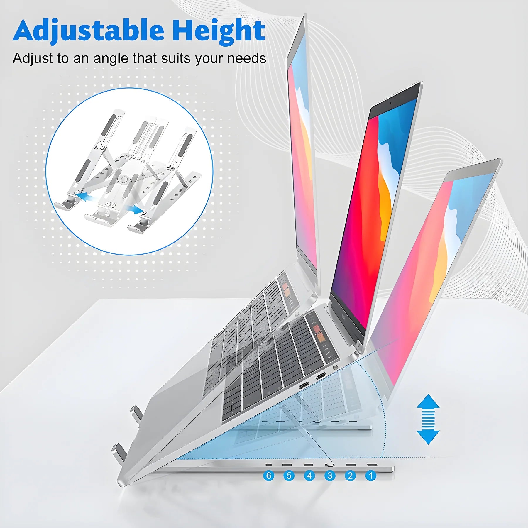 Adjustable Ergonomic Laptop Stand