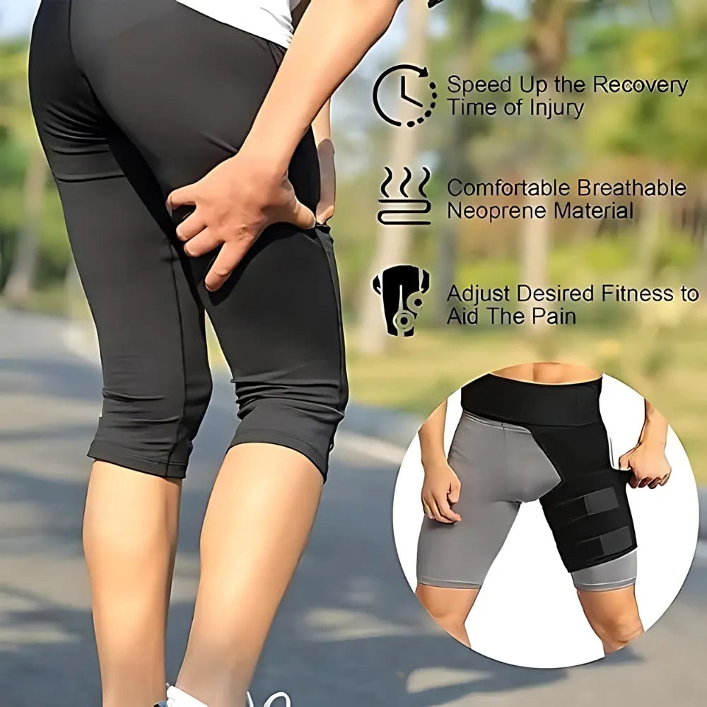 Adjustable hip sleeve