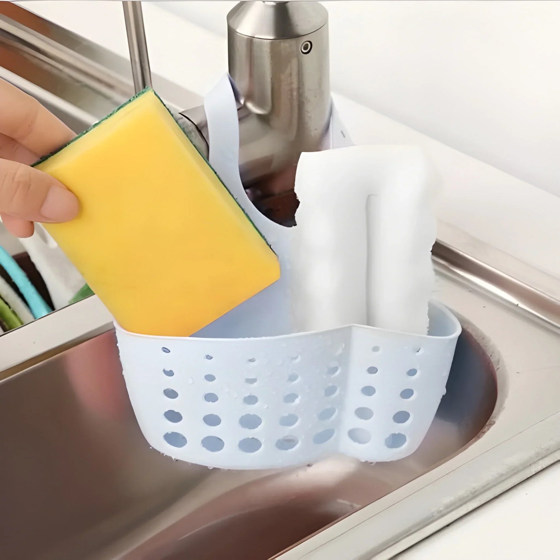 Adjustable Kitchen Bathroom Water Drainage Plastic Basketbag - Industrial & Scientific