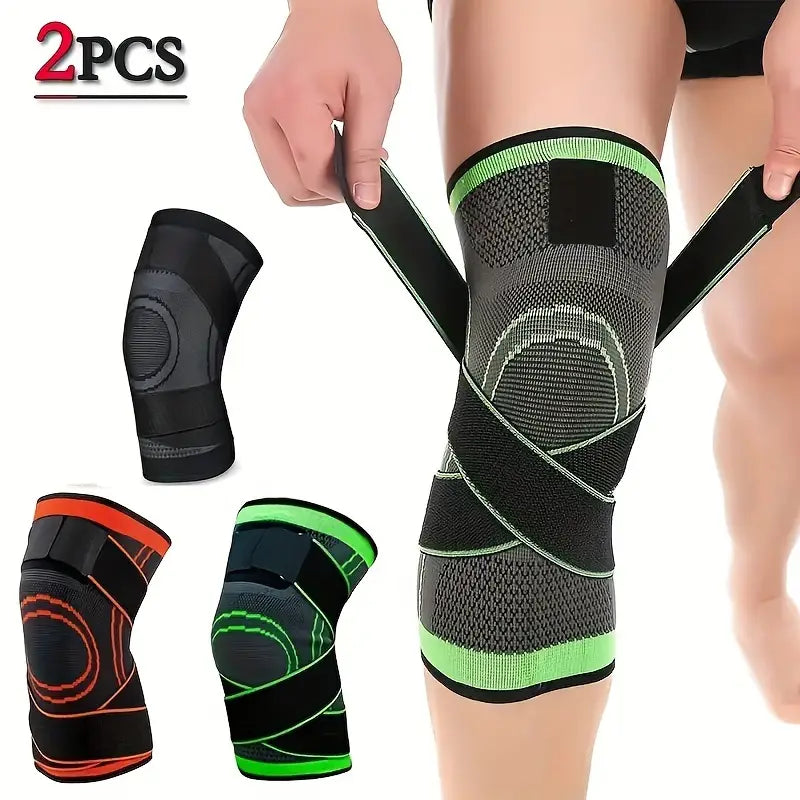 Adjustable knee wraps (pair)