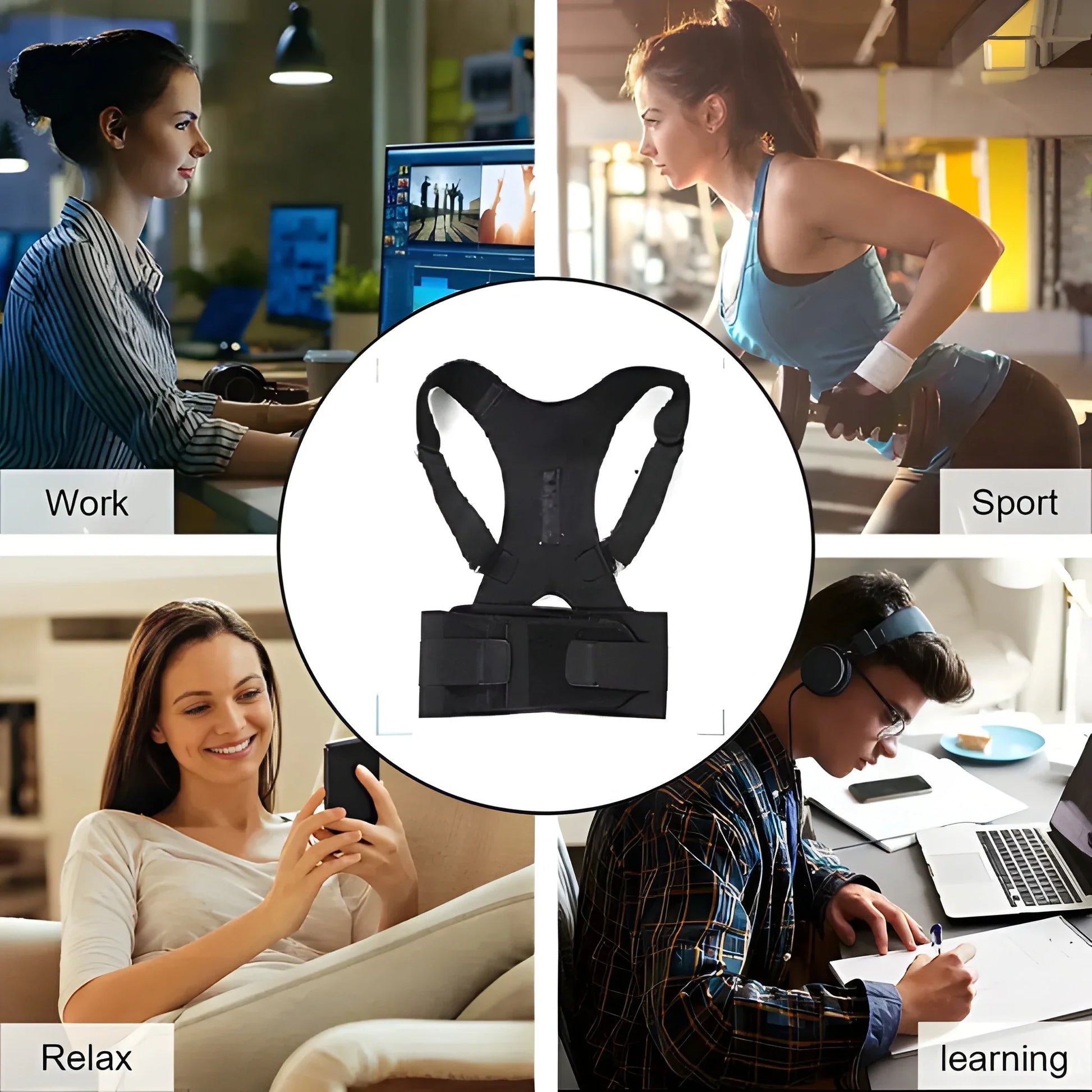 Adjustable Posture Belt – Lightweight Back Support