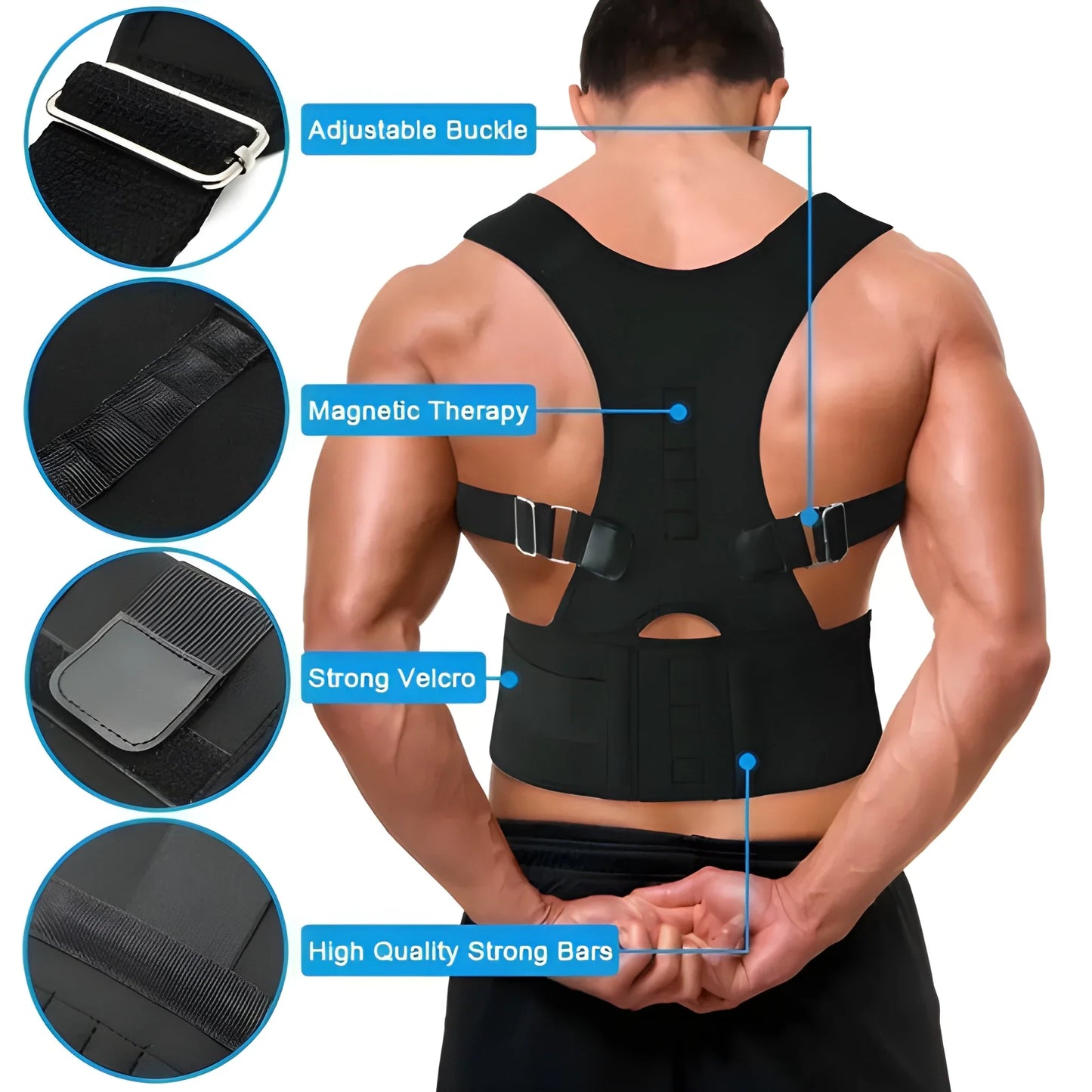 Adjustable Posture Belt – Lightweight Back Support
