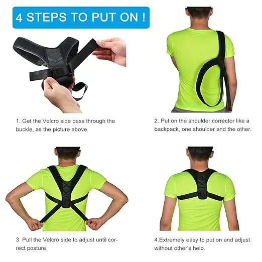 Adjustable Shoulder and Posture Support Belt