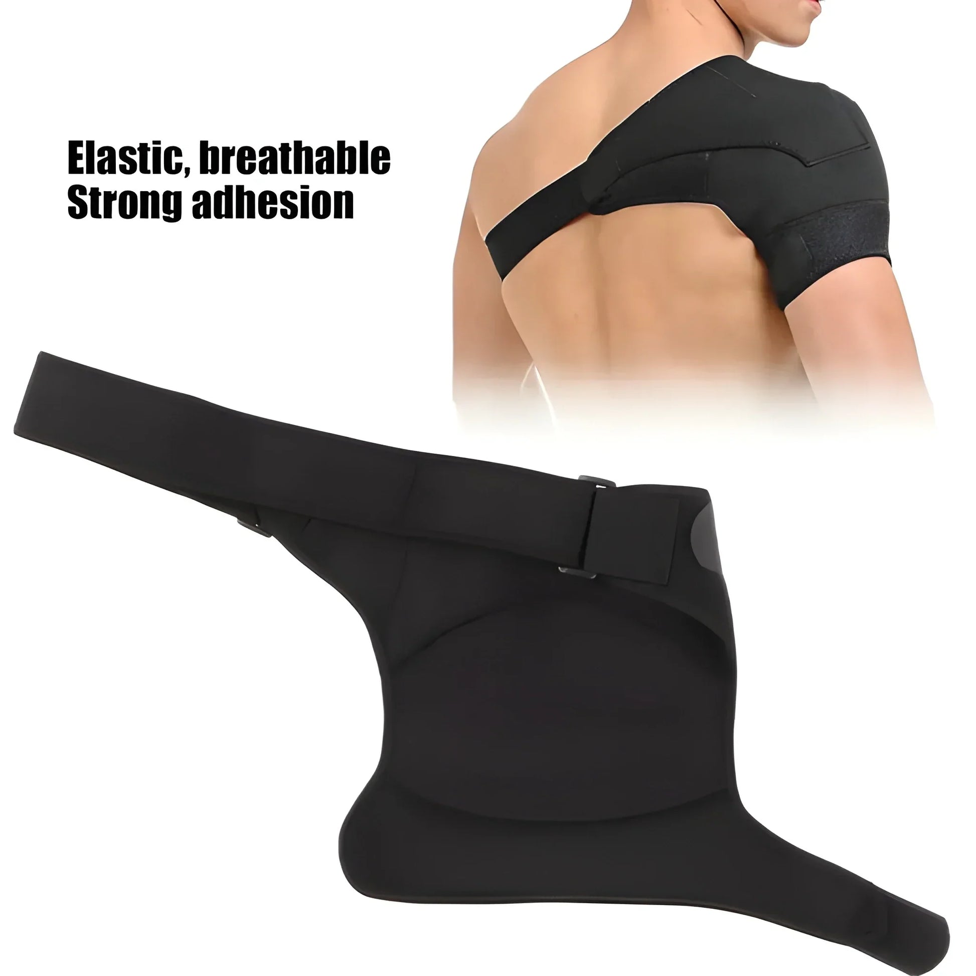 SPOSAFE Adjustable Shoulder & Back Support Belt