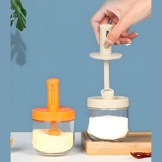 Air Tight Jar with Stand Spoon